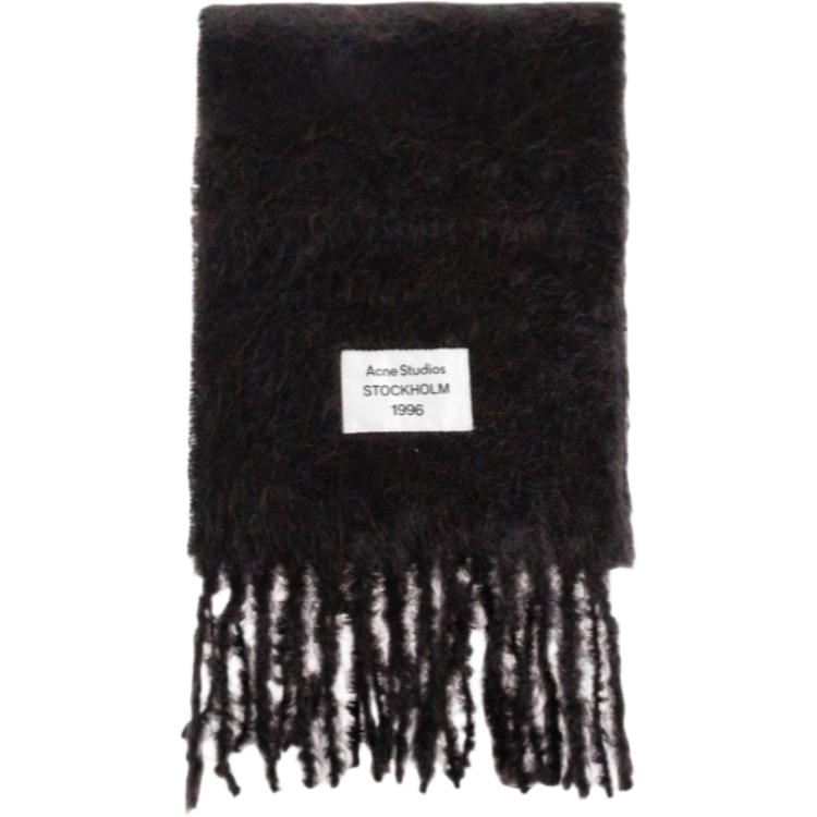 Мужской шарф Acne Studios (черный)