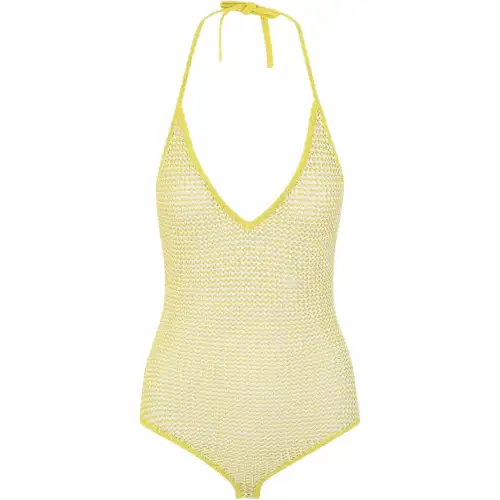 Bottega Veneta Halterneck Mesh Bodysuit