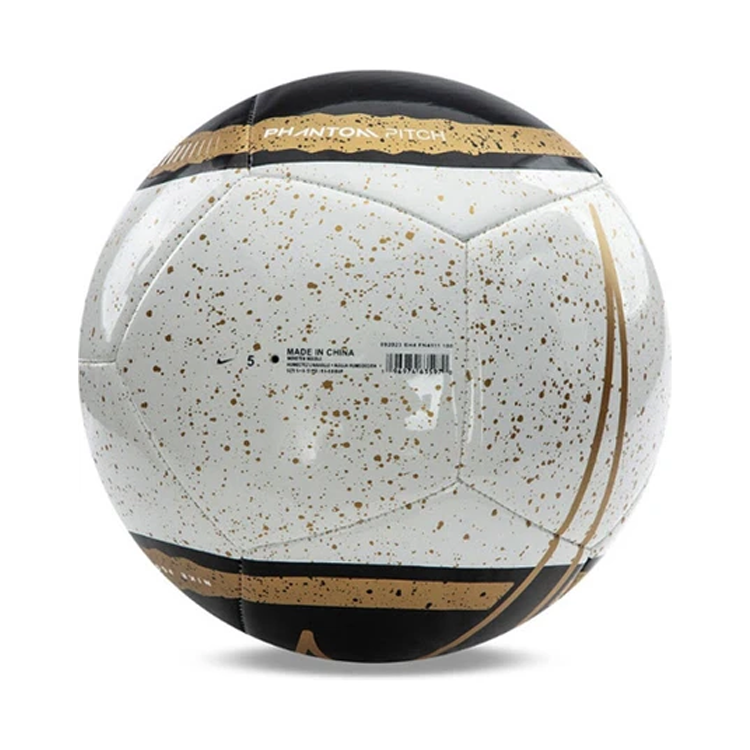Nike Size 5 Ball Soccer Ball Rubber Unisex White, Black, Sunset Pulse