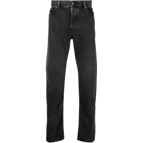 DIESEL Jeans Men's Black Moderate Slim Fit Pants