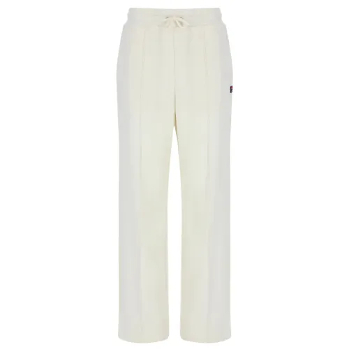 FILA Casual Pants Women's White Moderate Straight Fit Pants
