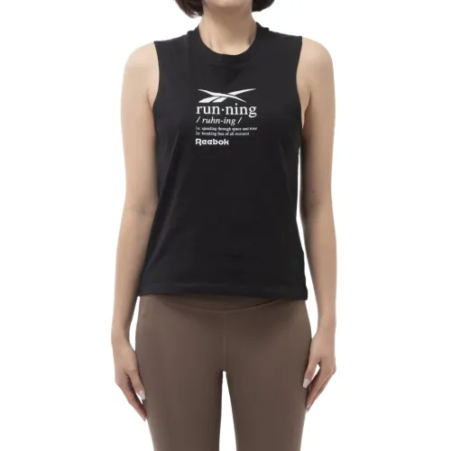 Reebok Sleeveless Sports Shirts Women's Black
