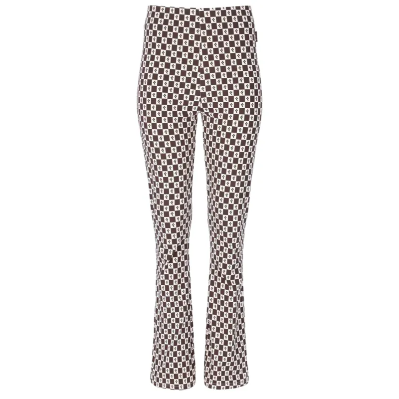FILA Casual Pants Women's Black Moderate Flared Pants