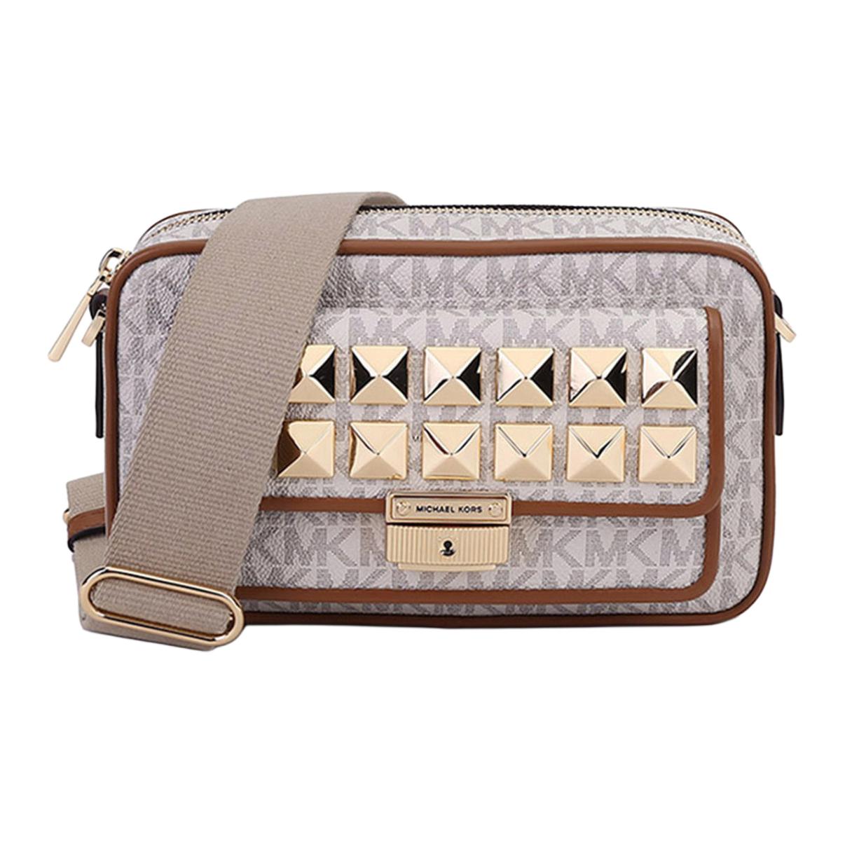 Женская сумка MICHAEL MICHAEL KORS Bradshaw (бежево-коричневая)