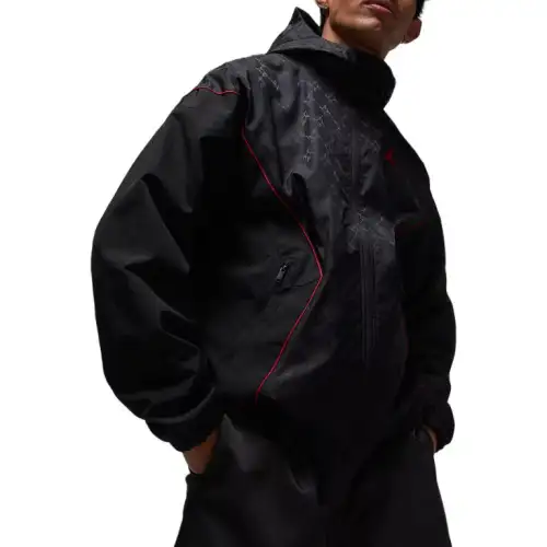 Jordan Apparel Jackets Men's Black Hooded Moderate Other