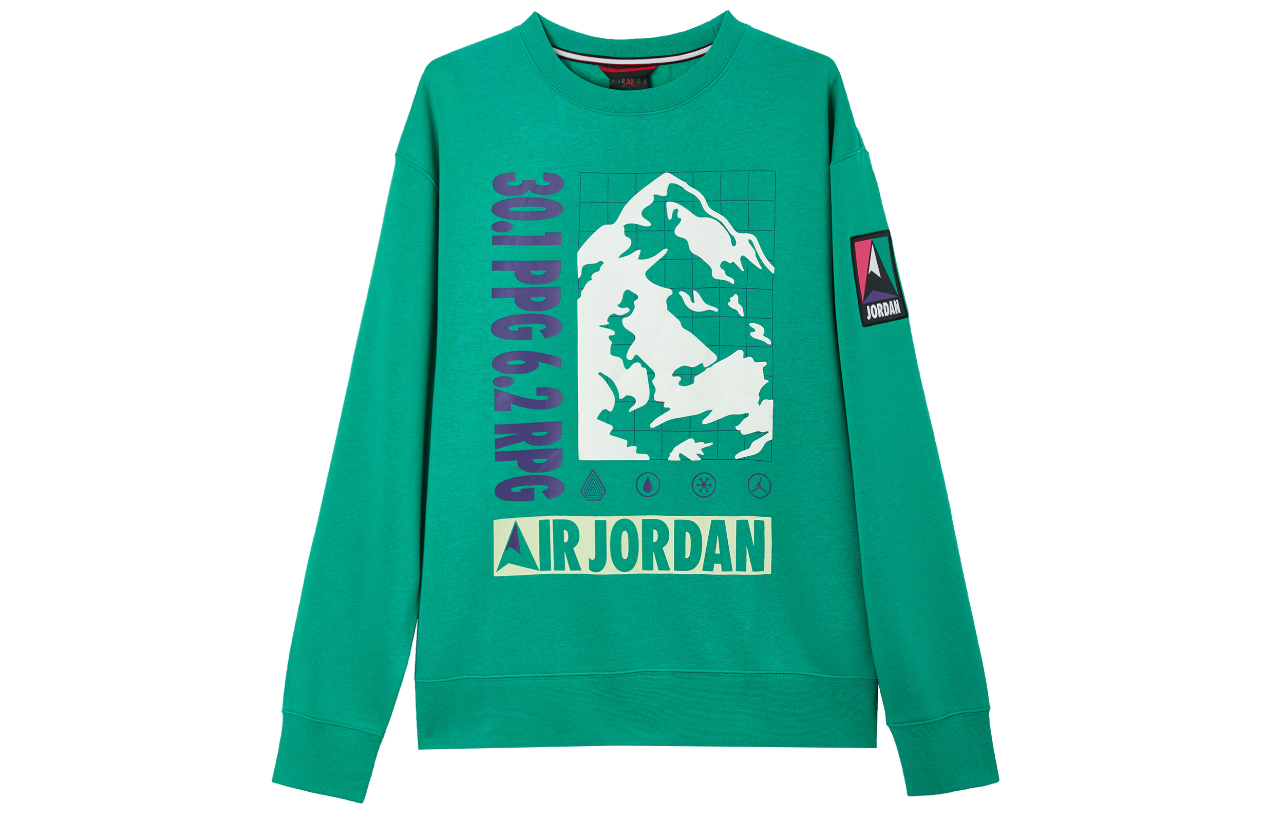 Мужские худи Jordan Winter Utility (зеленый) — фото 8