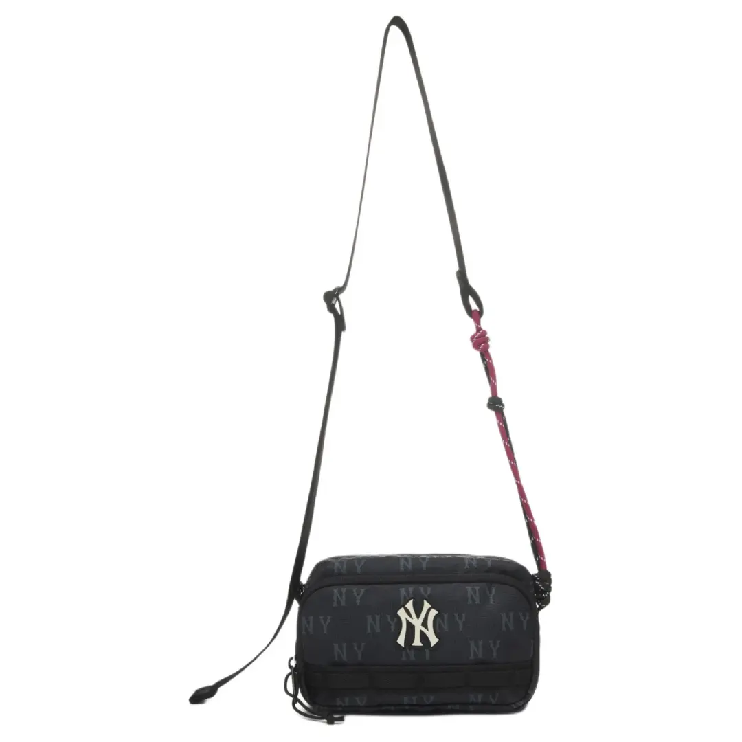 MLB New York Yankees Polyester Crossbody Bag Unisex Black
