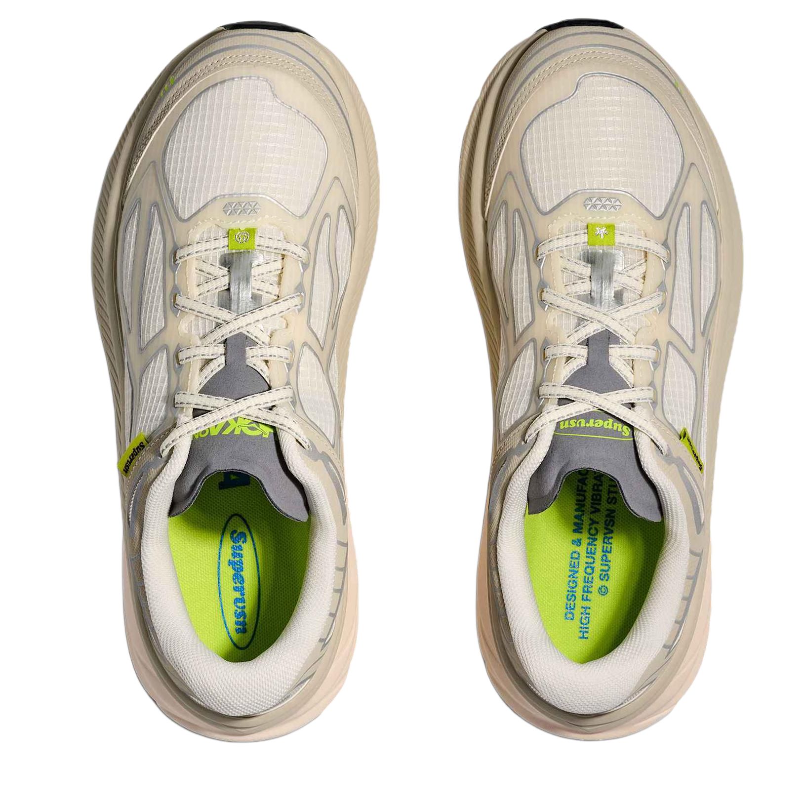SUPERVSN x HOKA ONE ONE CLIFTON ONE 9 Running Shoes Unisex Ice Gray