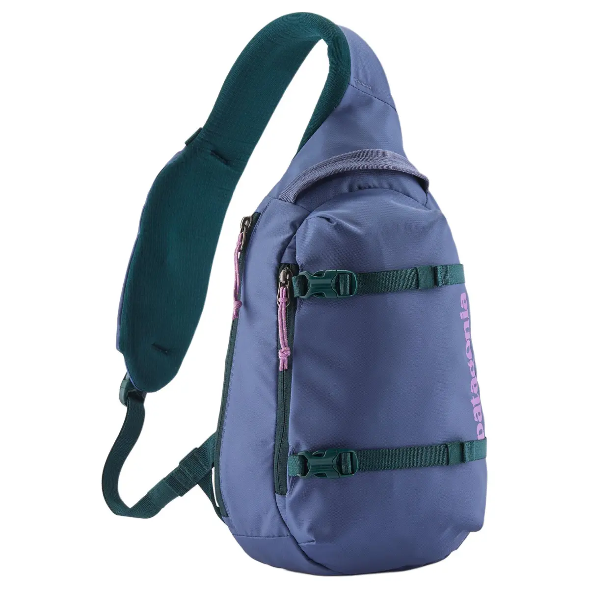Patagonia Atom 8L Outdoor Bags Recycled Polyester Purple Blue Men's