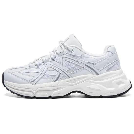 Kappa Venice Back to Back Low top Chunky Sneakers Unisex White Gray