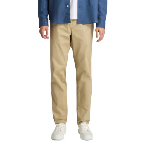 Timberland Casual Pants Men's Khaki Moderate Tapered Pants