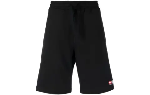 DIESEL P-Crown-Div Logo-embroidered Track Shorts