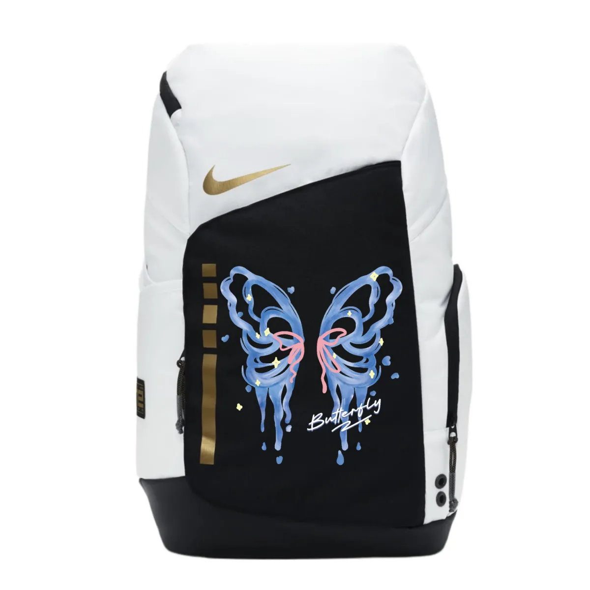 Nike Fabric Backpack Regular Unisex Black White Colorway