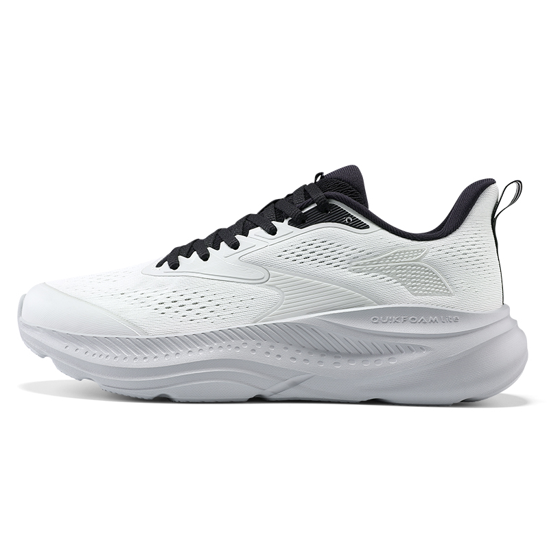 361° Star Leap Breathable And Lightweight Low top Casual Running Shoes Men’s Antarctic Gray Obsidian Black