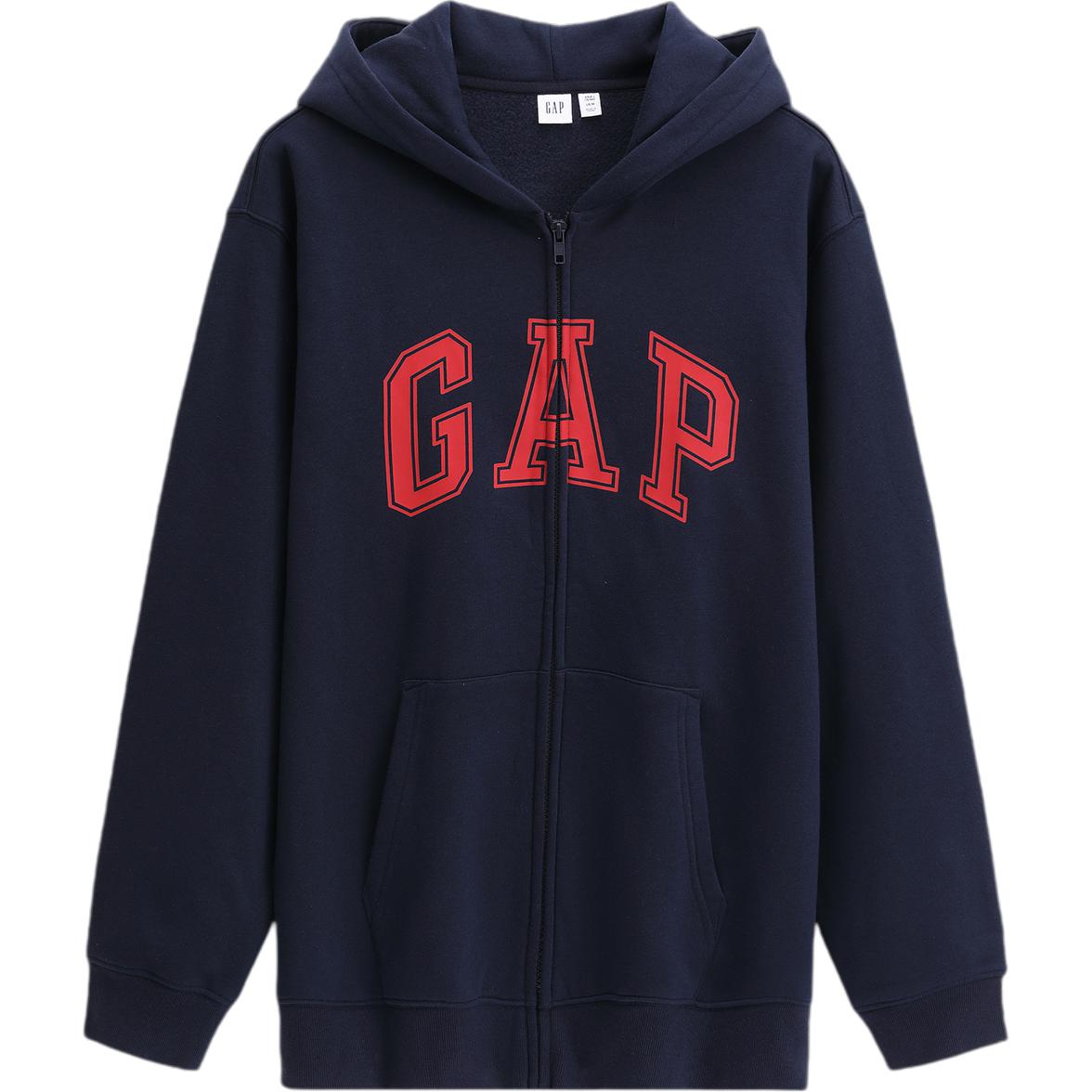 GAP Осень слово Мать логотип печати капюшон для отдыха куртка с замками толстовка мужские и женские фасон унисекс