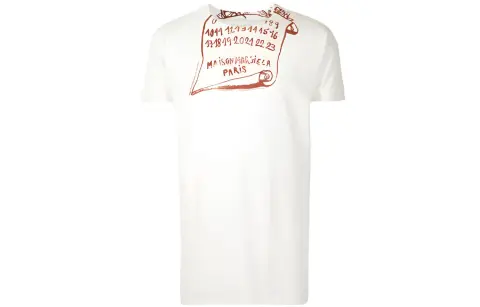 Maison Margiela T-Shirts Men's White Crew Neck