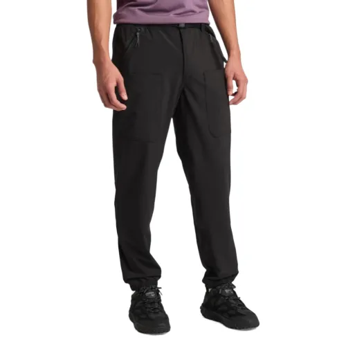 Timberland Casual Pants Men's Black Moderate Cuffed Pants