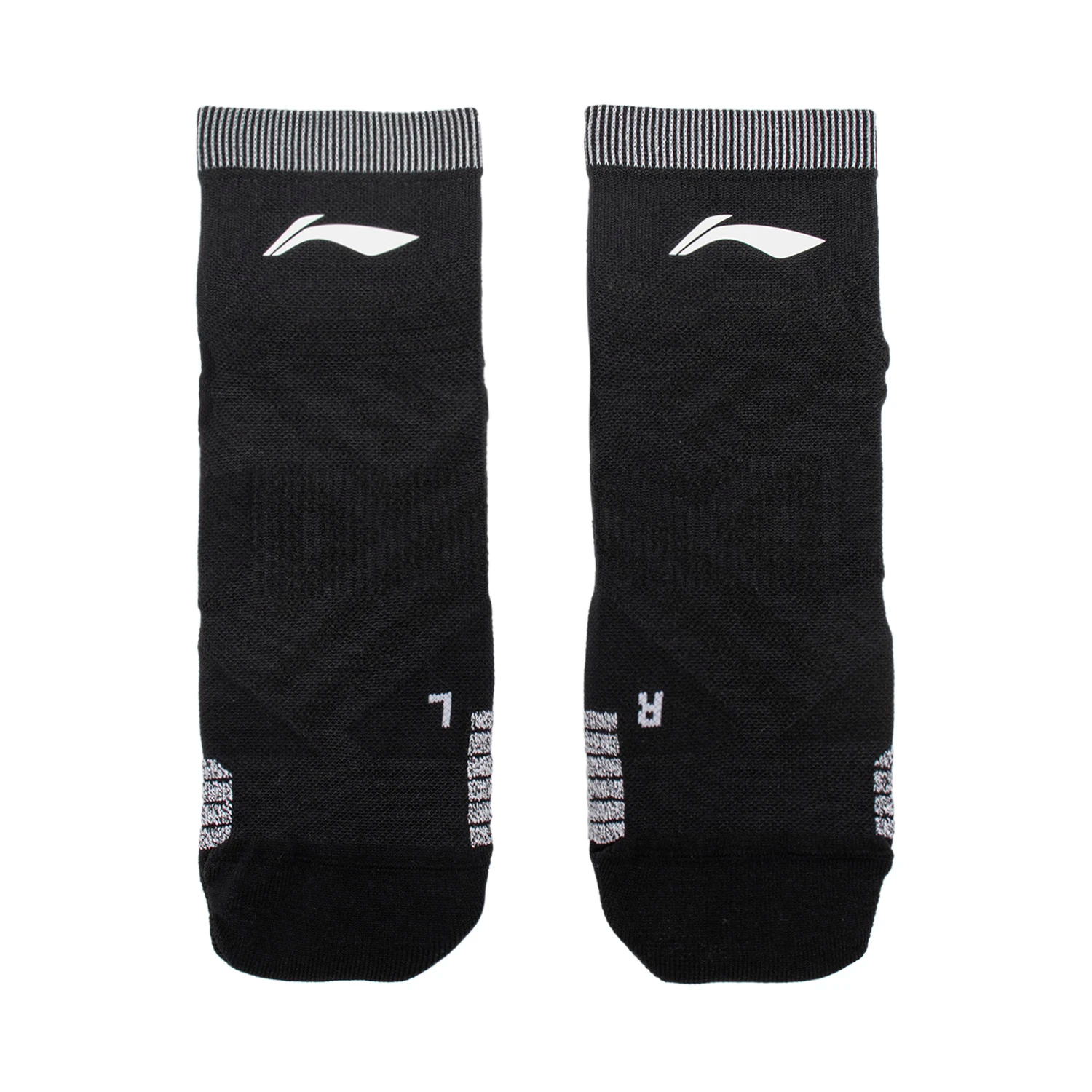 Li Ning Running Socks Unisex 1 Pack Black