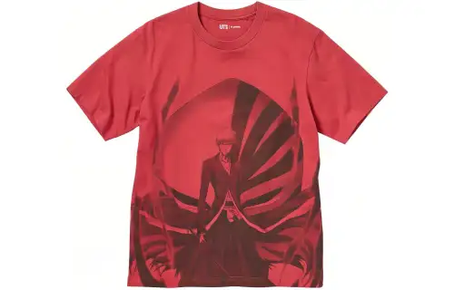 UNIQLO X BLEACH SS23 T Shirt Unisex Agate Red