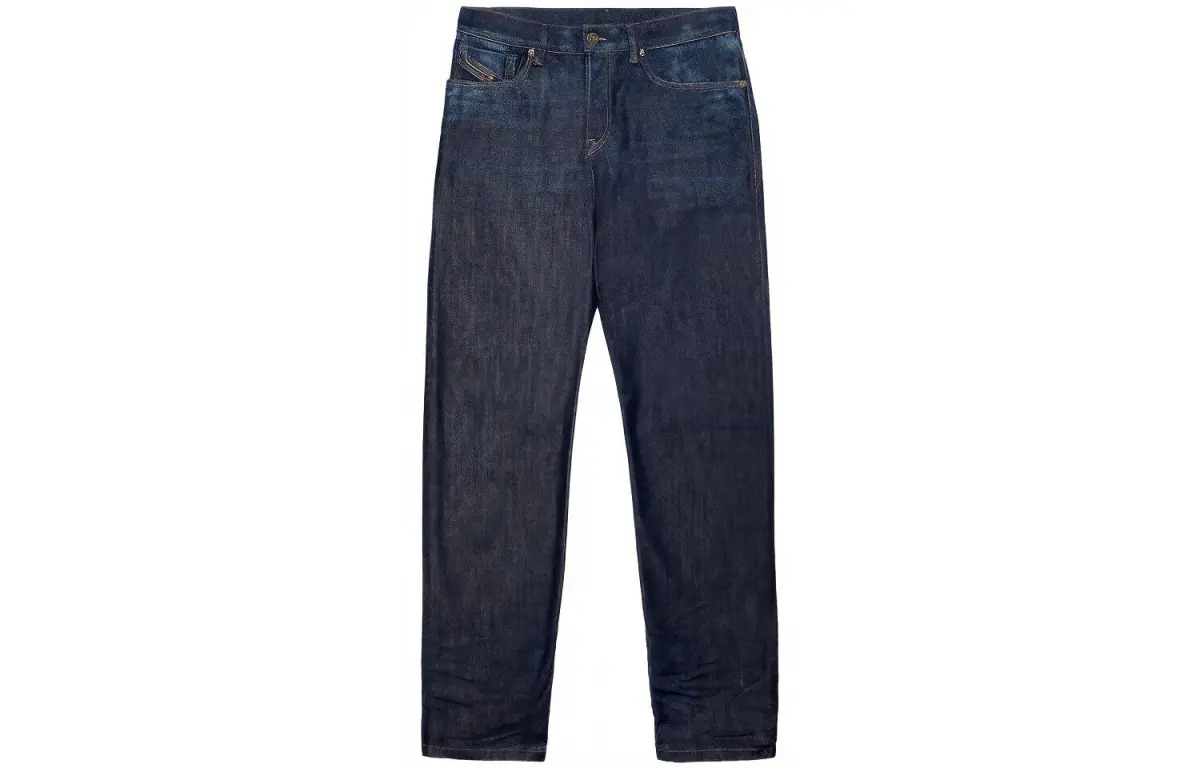 DIESEL Jeans Men's Blue Moderate Straight Fit Pants