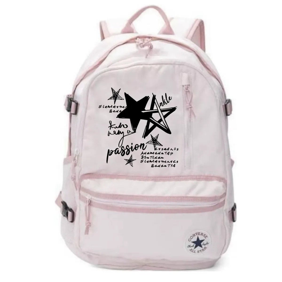 Converse Polyester Backpack Unisex Pink