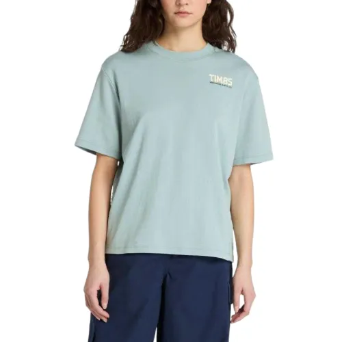 Timberland Drop Shoulder Sleeve T Shirt Women's