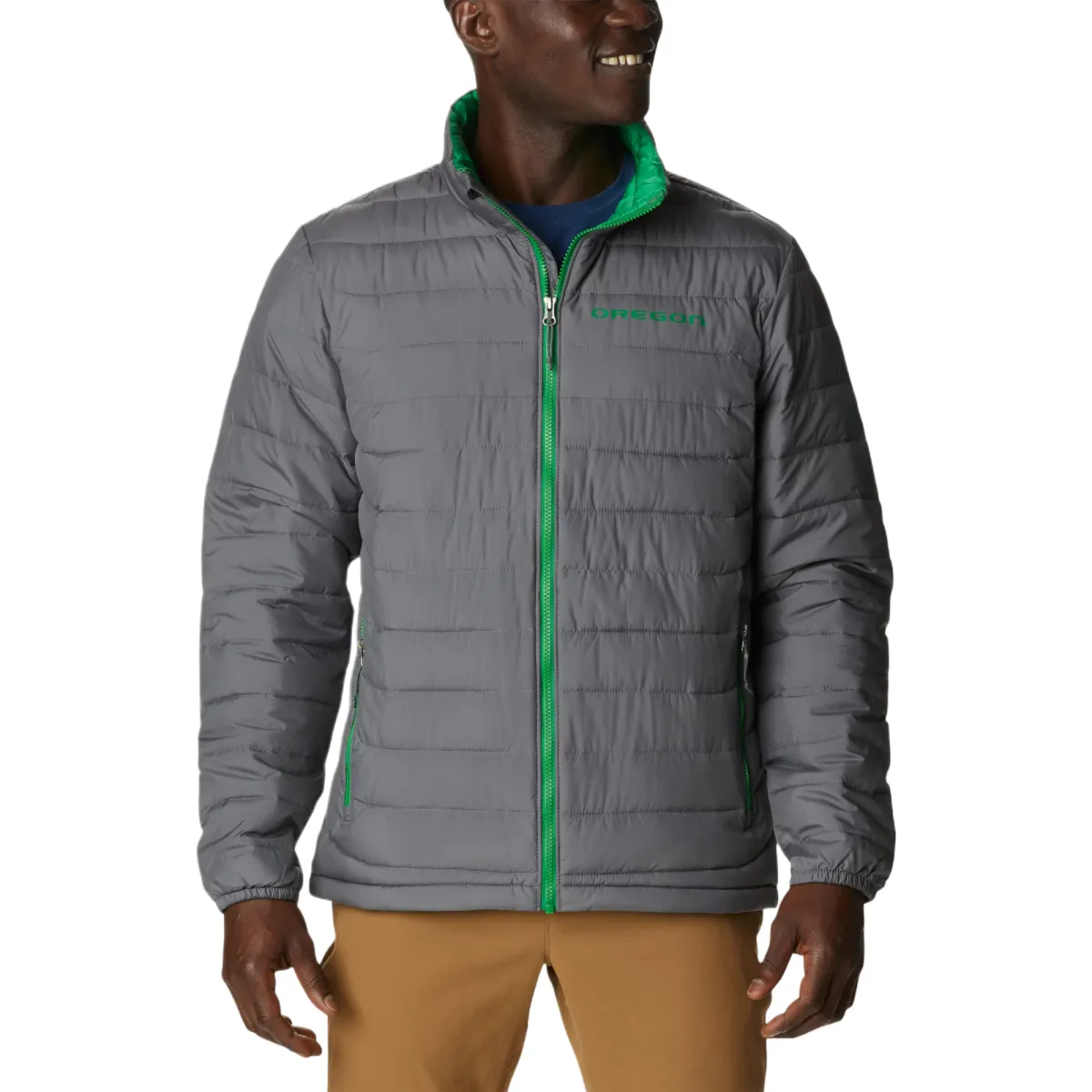 Columbia Jackets Men's City Gray-026 Stand Collar Moderate Other