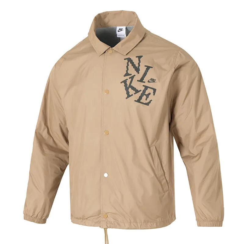 Nike Jackets Men's Khaki Lapel Moderate Other