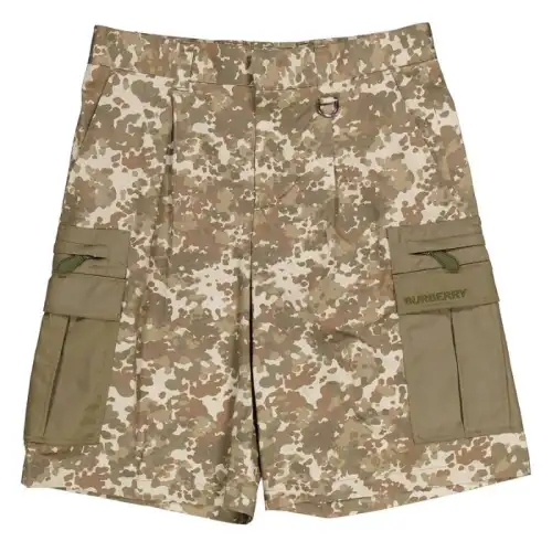 Burberry Cargo Shorts Men's Khaki Green Moderate Other