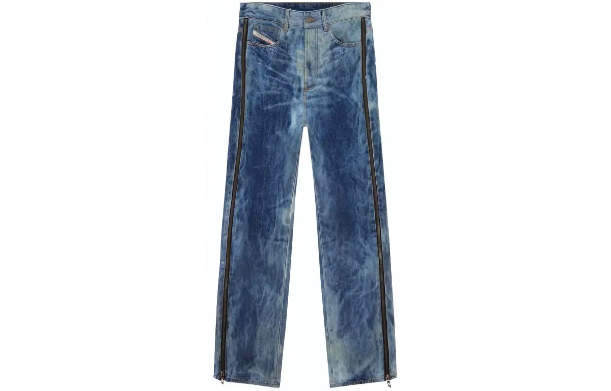 DIESEL D-Rise Straight-Leg Jeans