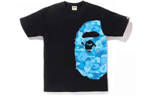 A BATHING APE Head Series T Shirt Unisex Black