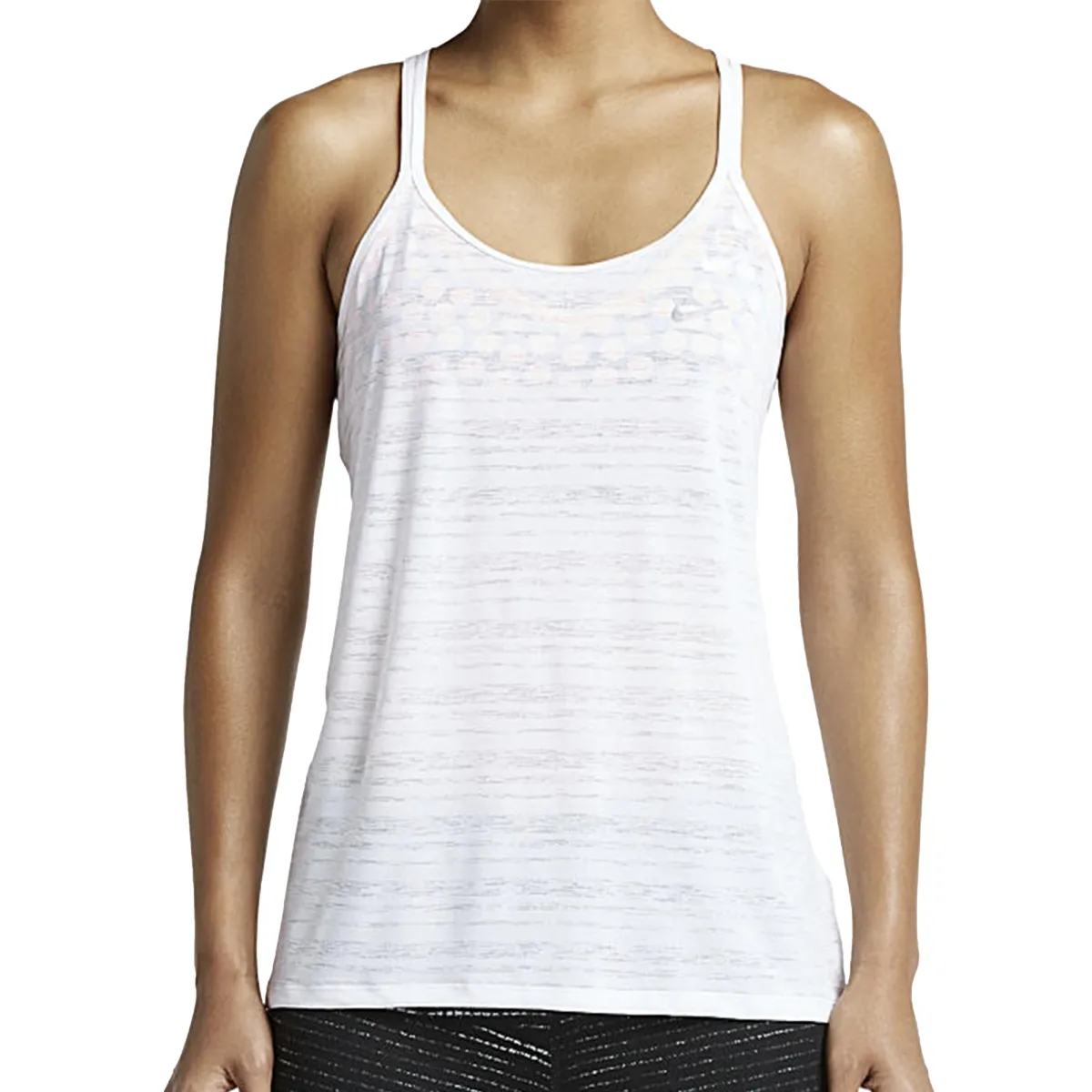 Nike Camisoles Women's White Moderate Nipped-in Waist