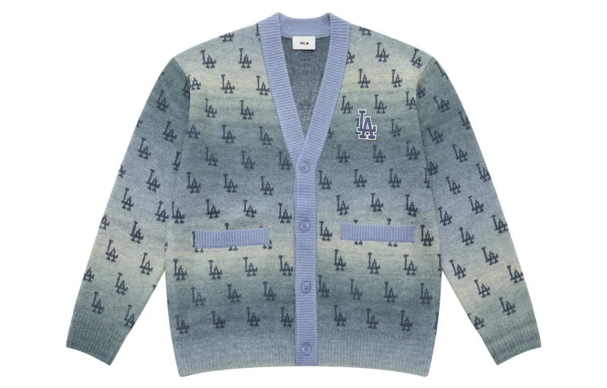 MLB MONOGRAM 25FW Knitwear Unisex Light Blue