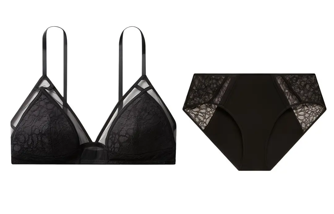 CALVIN KLEIN Black Logo Collection Underwear Set Women's Space Black
