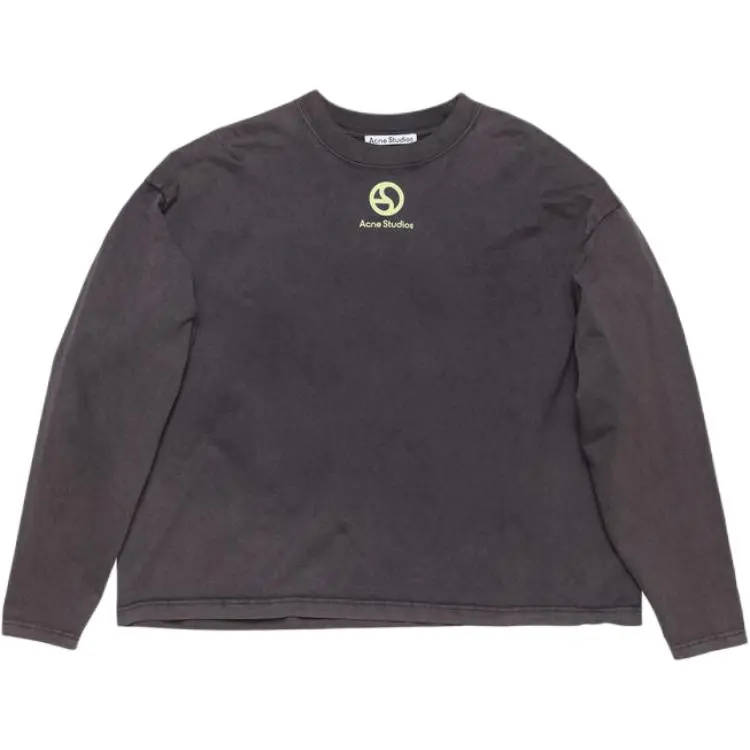 Acne Studios logo-printed long-sleeve T-shirt