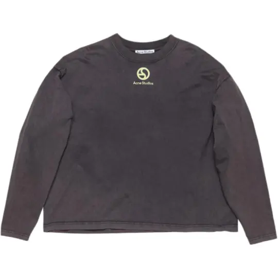 Acne Studios logo-printed long-sleeve T-shirt