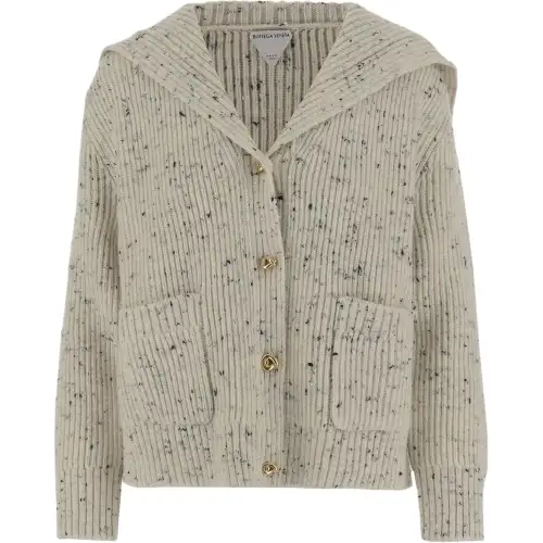 Bottega Veneta Long-Sleeved Knitted Cardigan