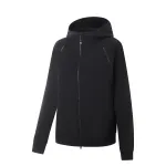 Li Ning Fitness Series Fleece Lined Thermal Antibacterial Anti Static Athleisure Loose Fit Hooded Jackets & Coats