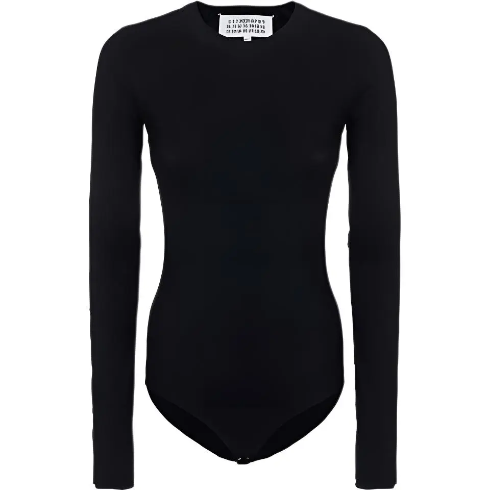 Maison Margiela Long Sleeved Jersey Bodysuit