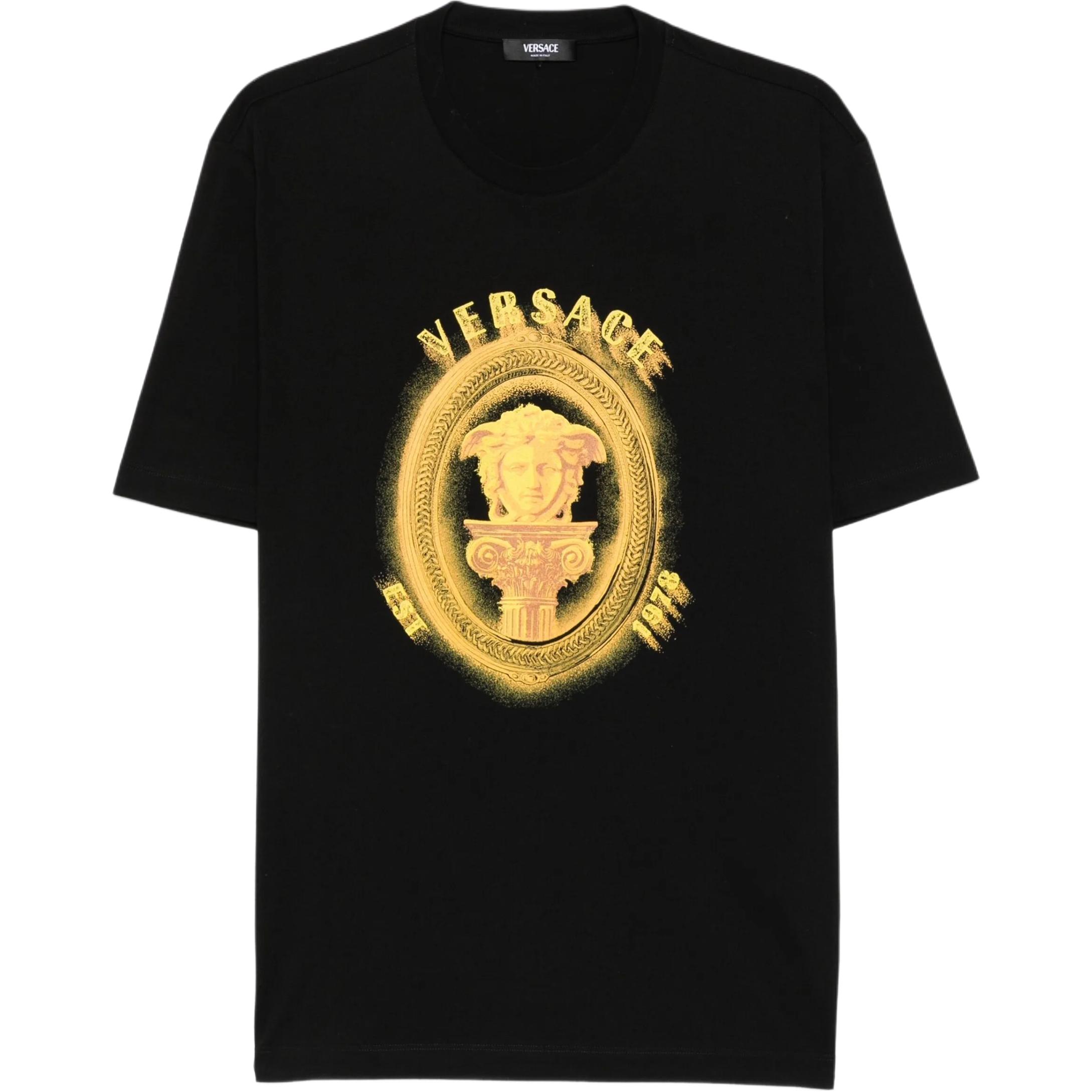 Мужская футболка Versace (черная)