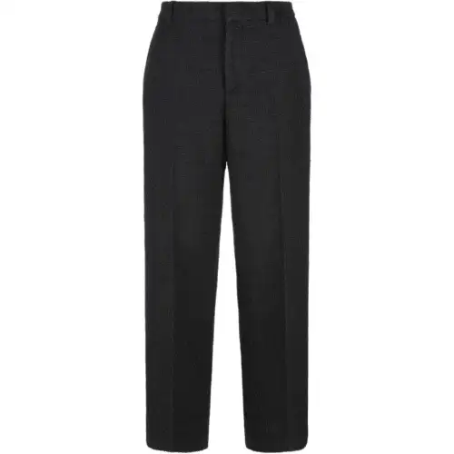 GUCCI Gg Plaque Tweed Trousers