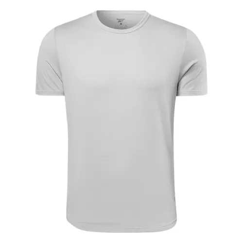 Reebok T Shirts Men's Gray Crew Neck Moderate