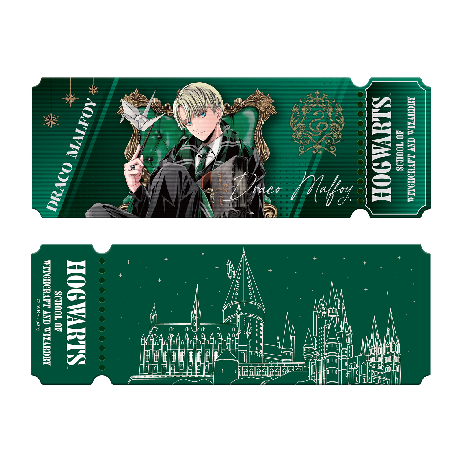 OTRAINBOW Harry Potter Draco Malfoy Severus Snape Harry Potter Ron Weasley Hermione Granger Wizarding Dynasty series 3D stereoscopic raster high appearance bookmark