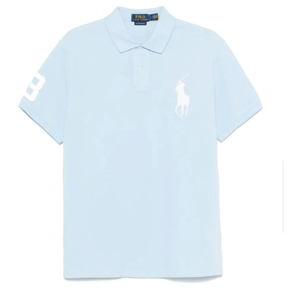 Polo Ralph Lauren Big Pony Polo Shirt Custom Slim Fit Men's Blue