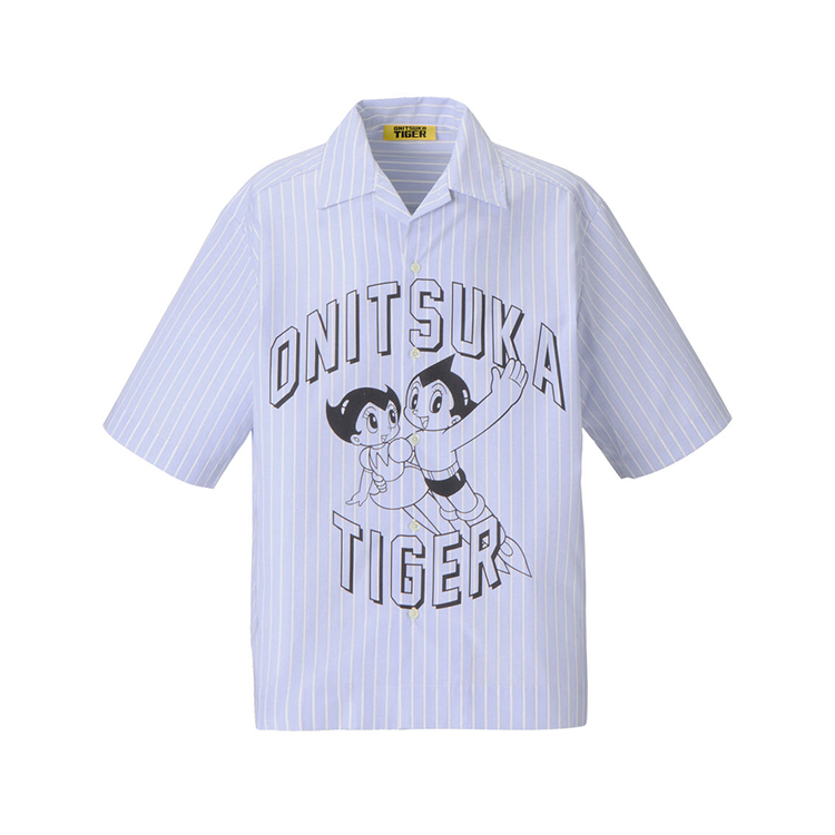 Рубашка Onitsuka Tiger x Astro Boy (голубая)