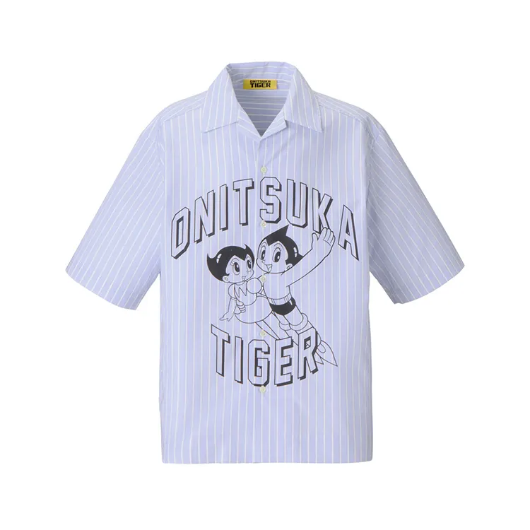 Onitsuka Tiger x Astro Boy Short Sleeved Shirt Unisex Light Blue