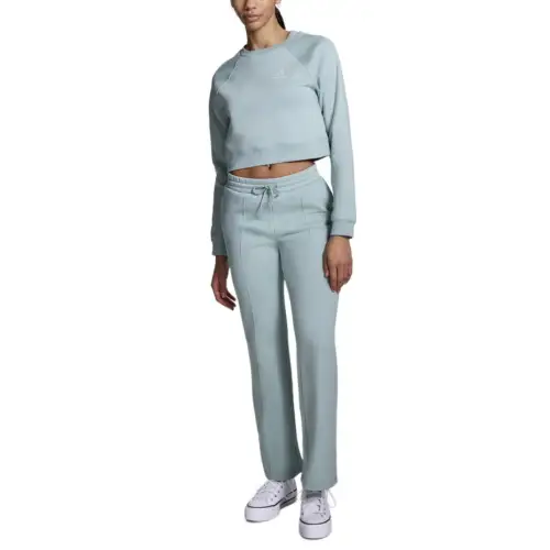Converse Star Chevron Cropped Crew Neck Sweatshirt Women's