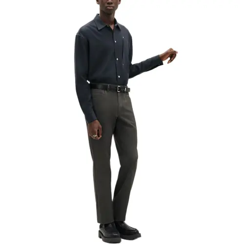 HERMES Jeans Men's Green Moderate Straight Fit Pants
