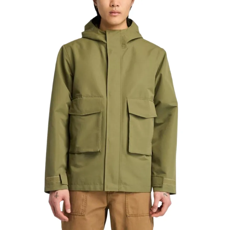 Timberland Jackets Men's Army Green Hooded Moderate Other