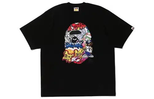 A BATHING APE T Shirts Men's Crew Neck Moderate